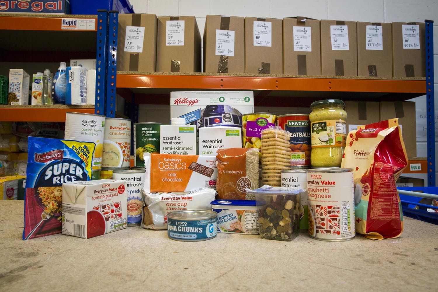 Trussell Trust. Food bank